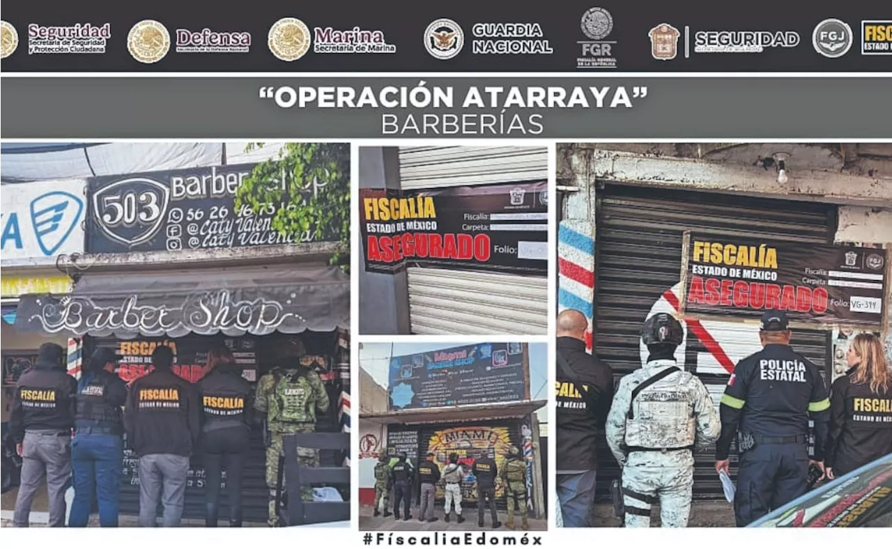 Barberos de Edomex protestan por operativo Atarraya