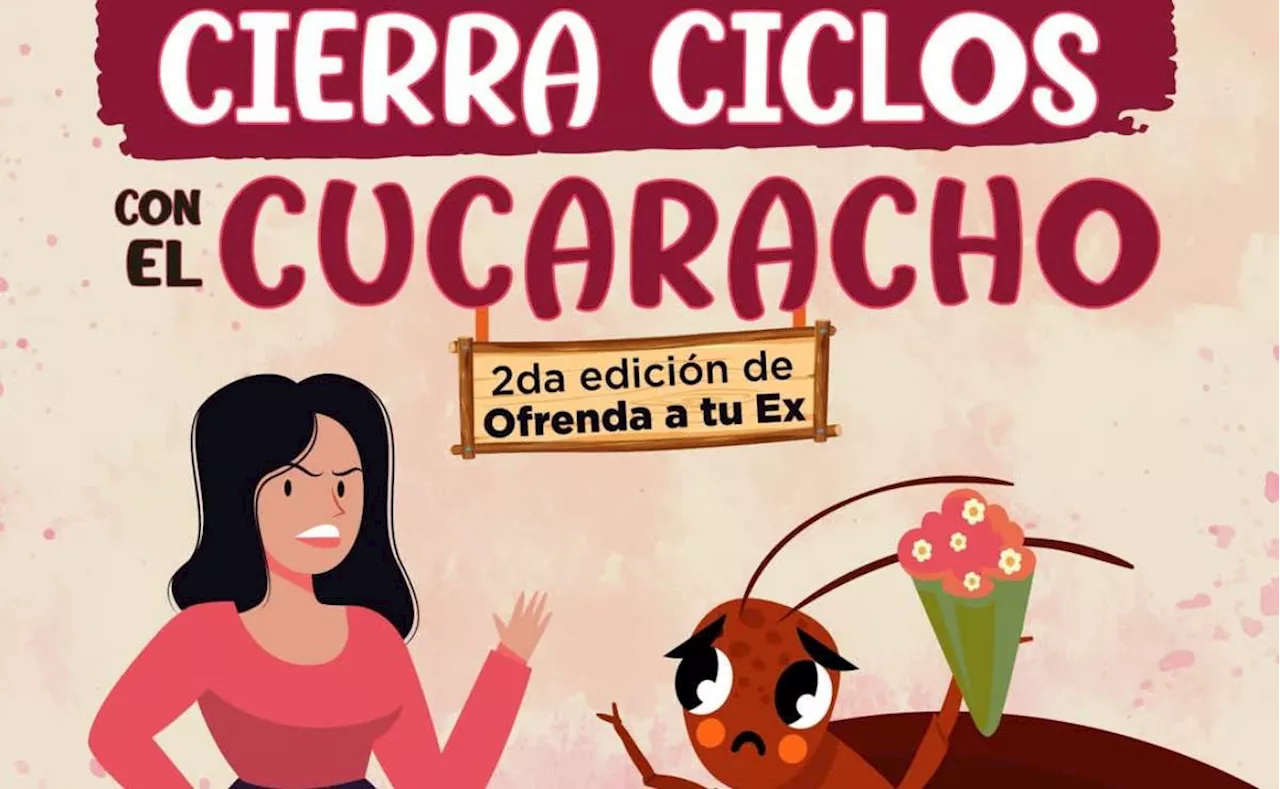 ¡Nombra a una cucaracha como tu ex!; zoológicos de Tamaulipas y Nuevo León lanzan programa para olvidar los malos amores