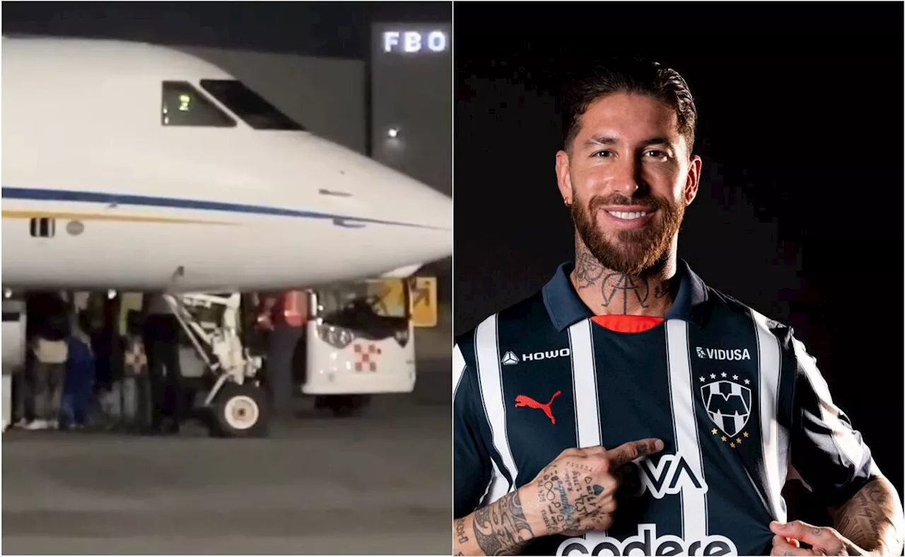 Sergio Ramos llegó a Monterrey; el histórico defensor está listo para jugar en la Liga MX