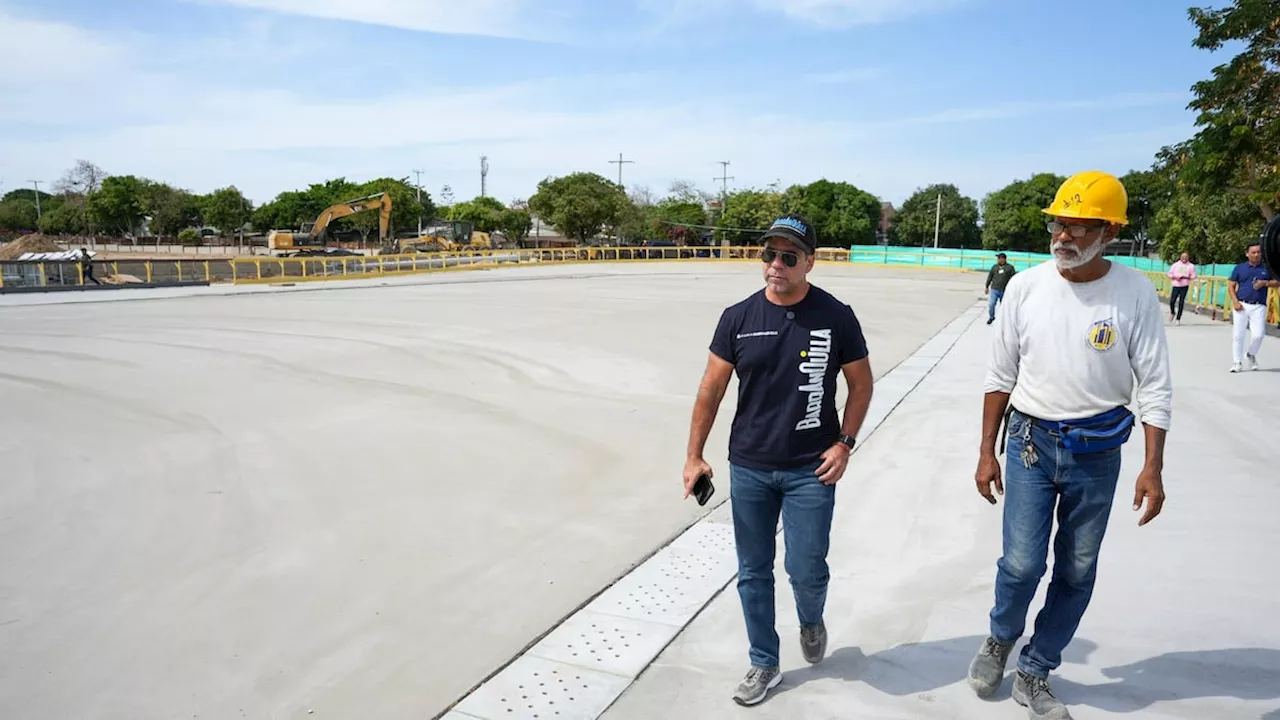 Avanzan obras de construcción del polideportivo La Magdalena