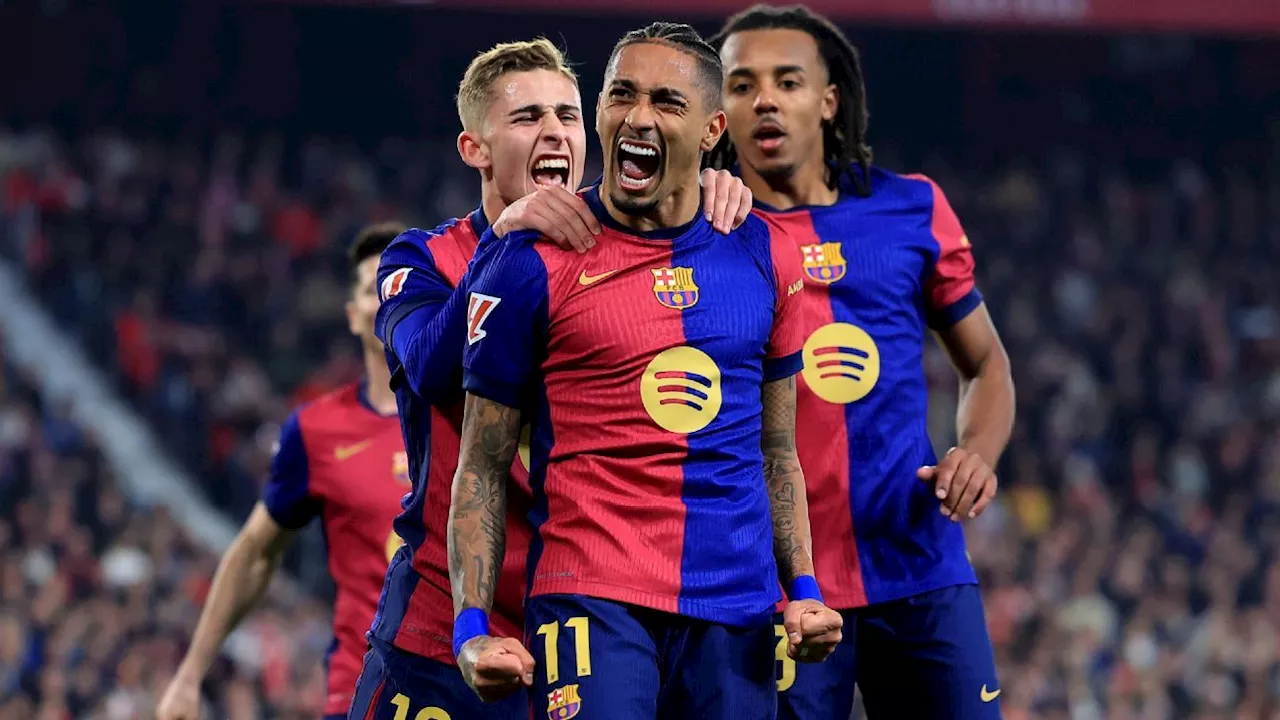 Barcelona vence Sevilla com goleada