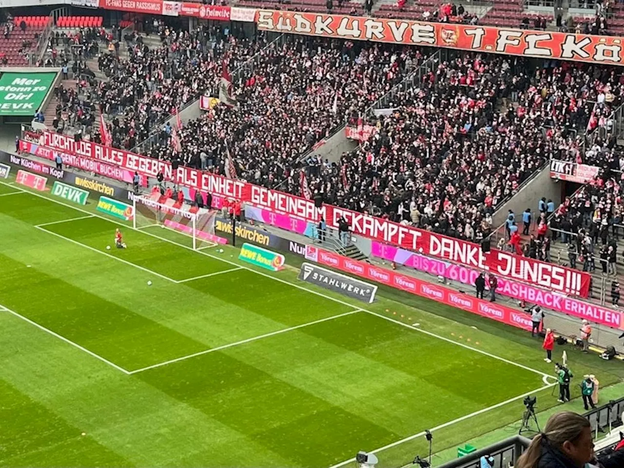 FC-Fans danken Mannschaft für Pokal-Kampfgeist vor Schalke-Spiel