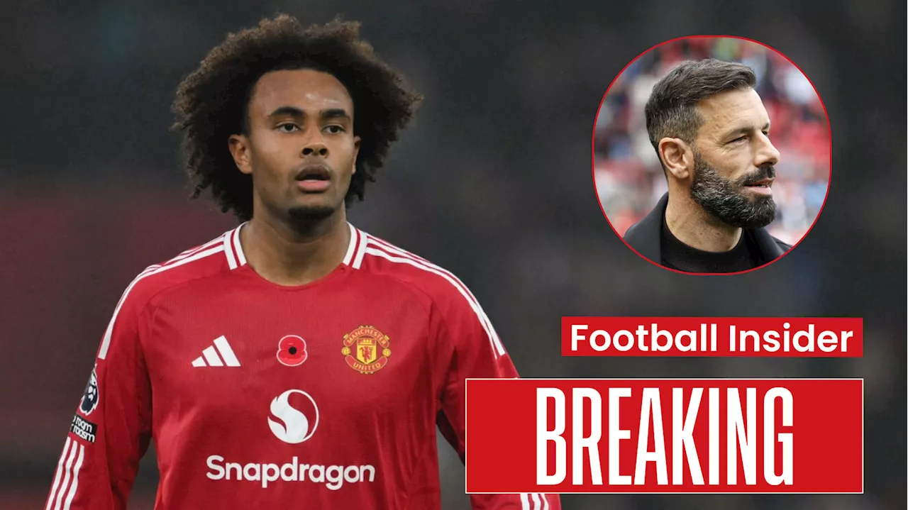 Joshua Zirkzee appears to mock Ruud van Nistelrooy after fury at Man United goal