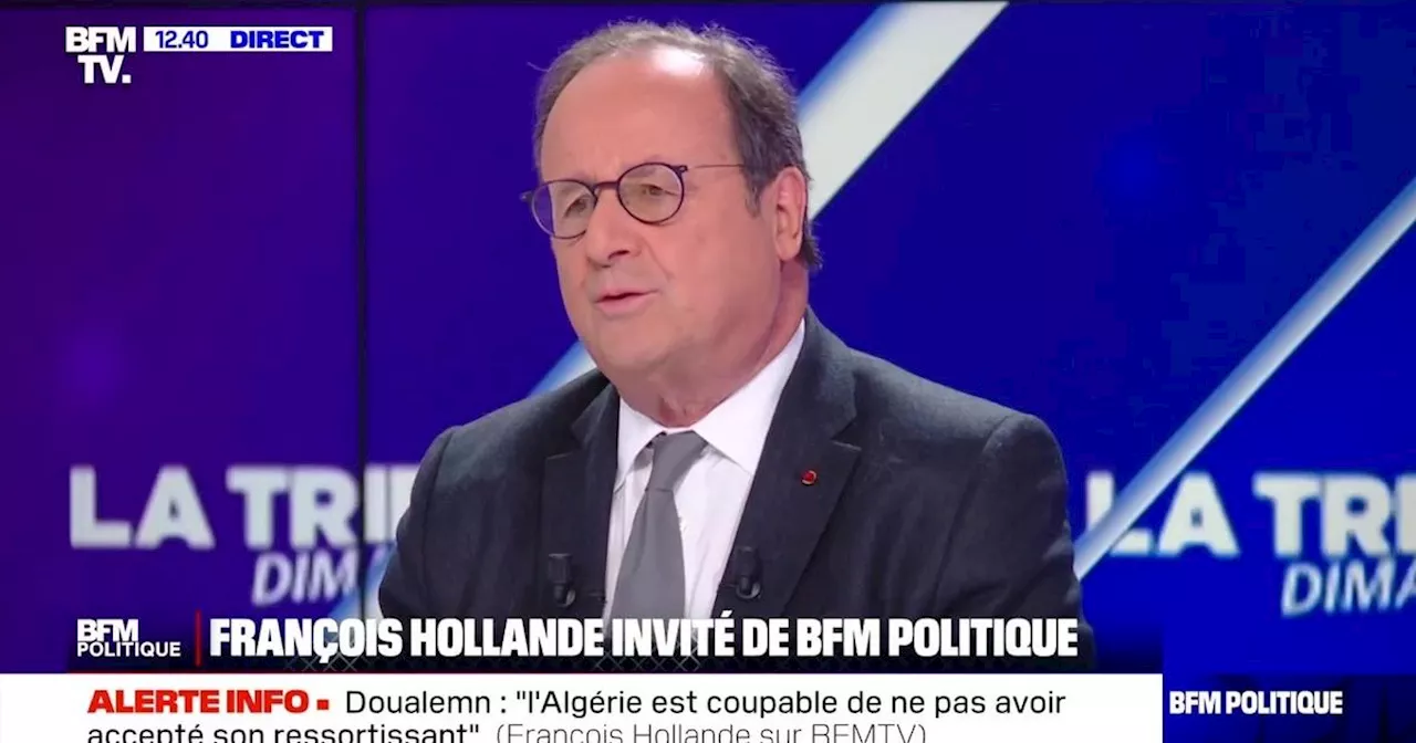 Relations distantes entre François Hollande et Emmanuel Macron