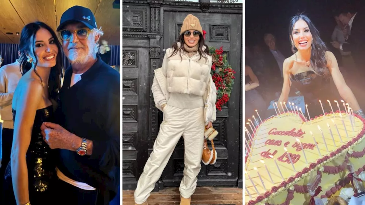 Elisabetta Gregoraci festeggia i 45 anni tra lusso e festa a Sankt Moritz