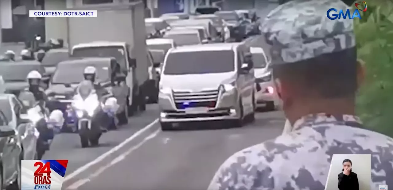 HPG convoy caught using EDSA busway, orders enforcers to halt operations