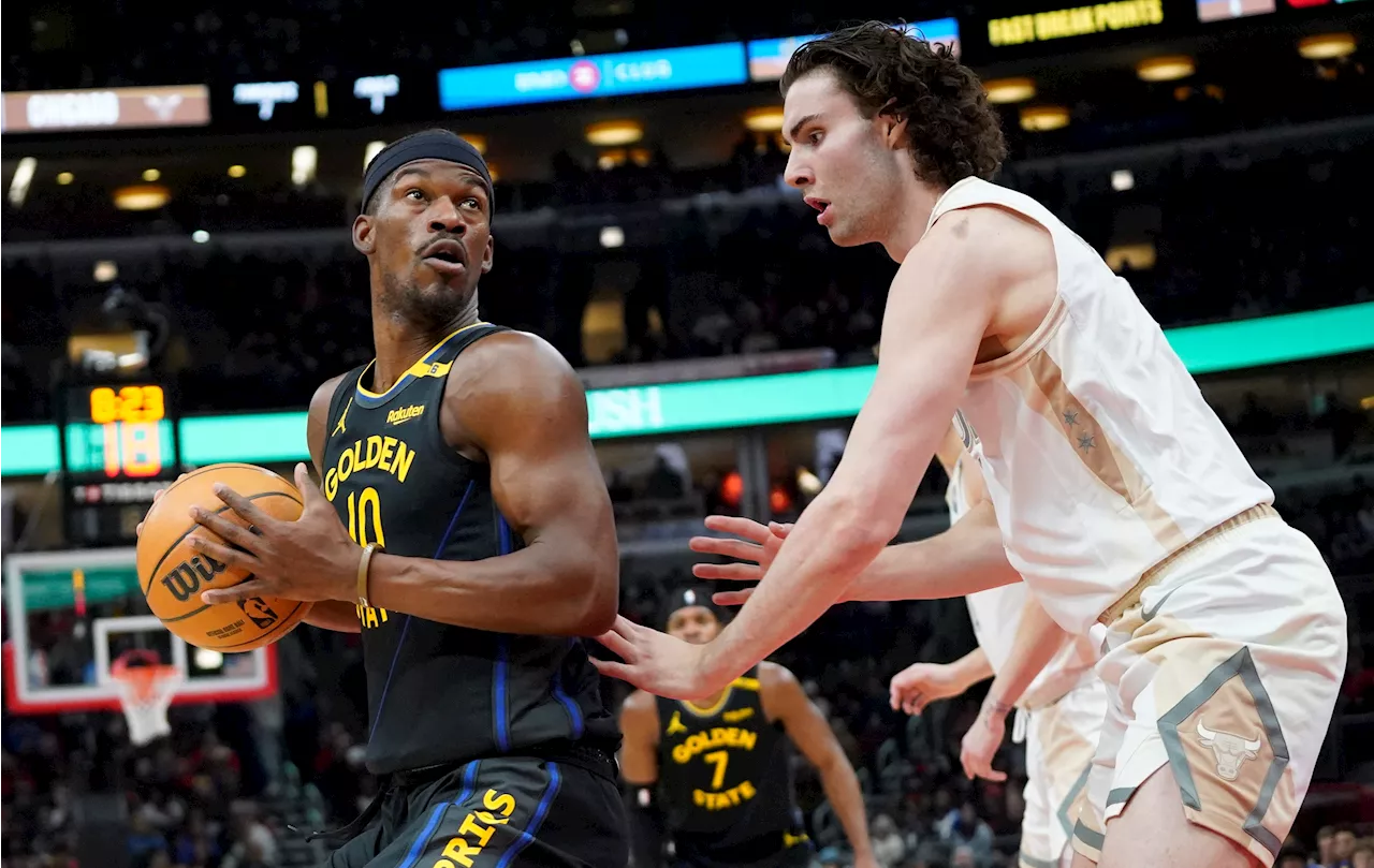 NBA: Down 24, Warriors upend Bulls in Jimmy Butler's solid debut