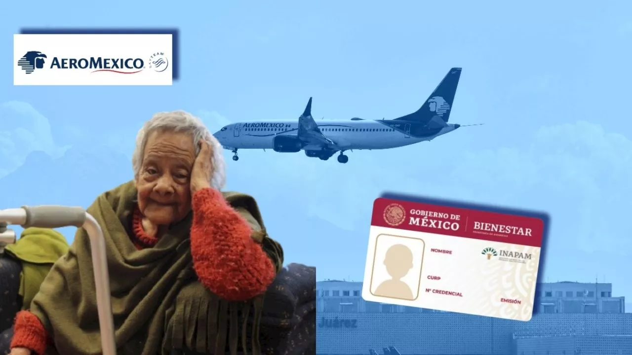 Aeroméxico deja atrás a otras aerolíneas, ¿de cuánto es el descuento para adultos mayores con tarjeta INAPAM?