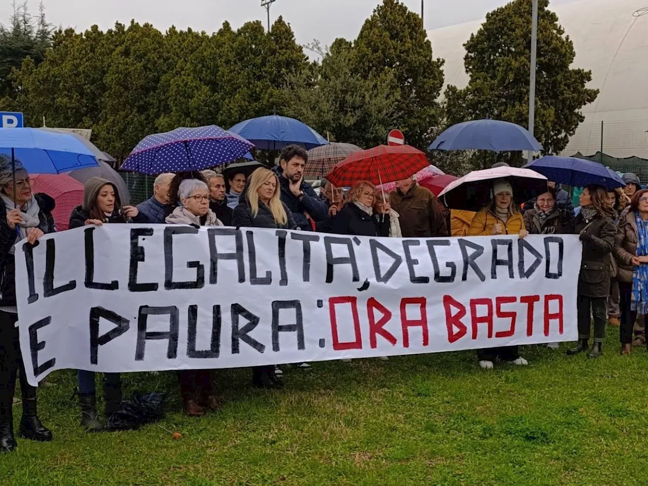 Protesta a Pistoia per la situazione a Vicofaro