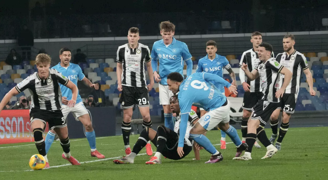 Napoli-Udinese, le pagelle: McTominay non basta, Lukaku e Neres deludono. Bene Ekkelenkamp e Thauvin