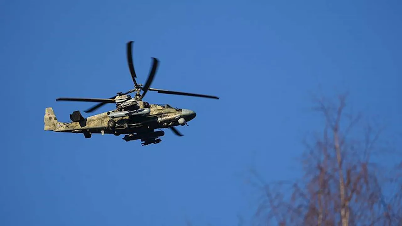 Российские военные нанесли удар по позициям ВСУ в Курской области с вертолета Ка-52