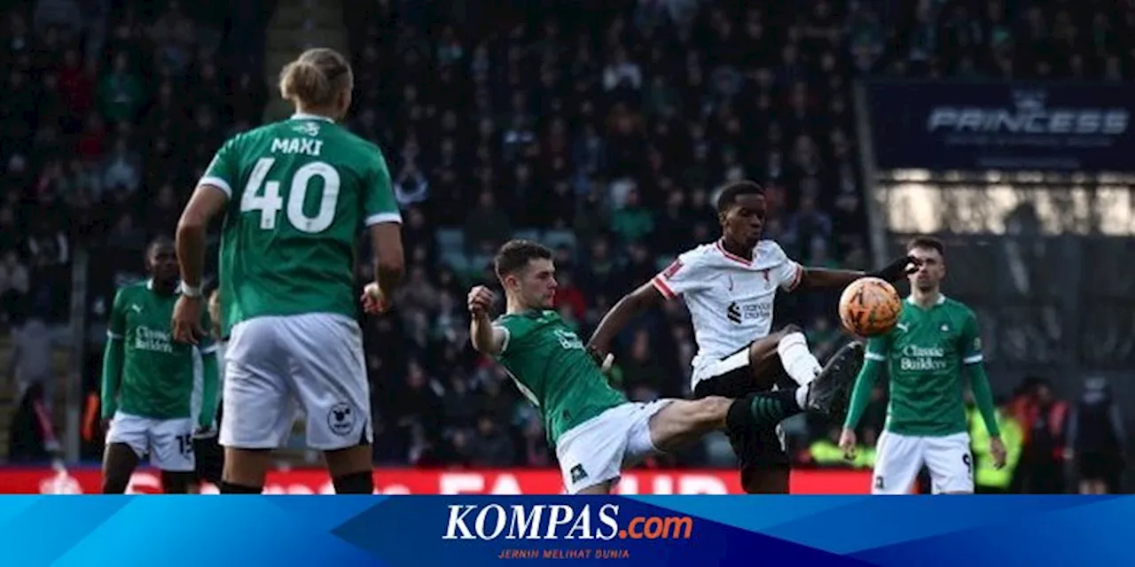 Kejutan di Piala FA: Plymouth Gagalkan Liverpool