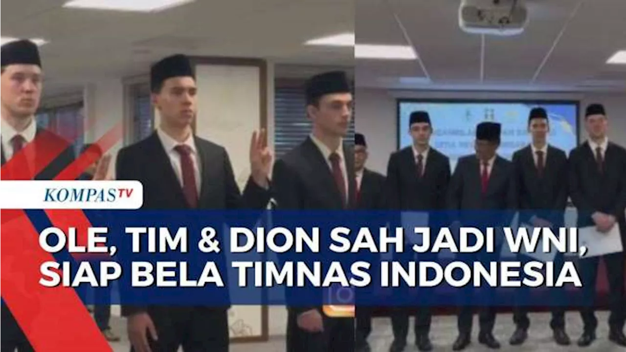 Sah Jadi WNI, Ole Romeny, Dion Marx dan Tim Geypens Pekuat Timnas Indonesia!