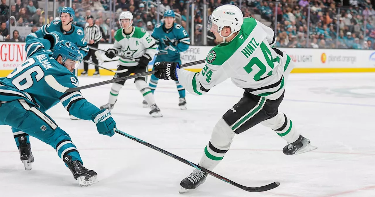 Duchene Leads Stars to 8-3 Rout of Sharks