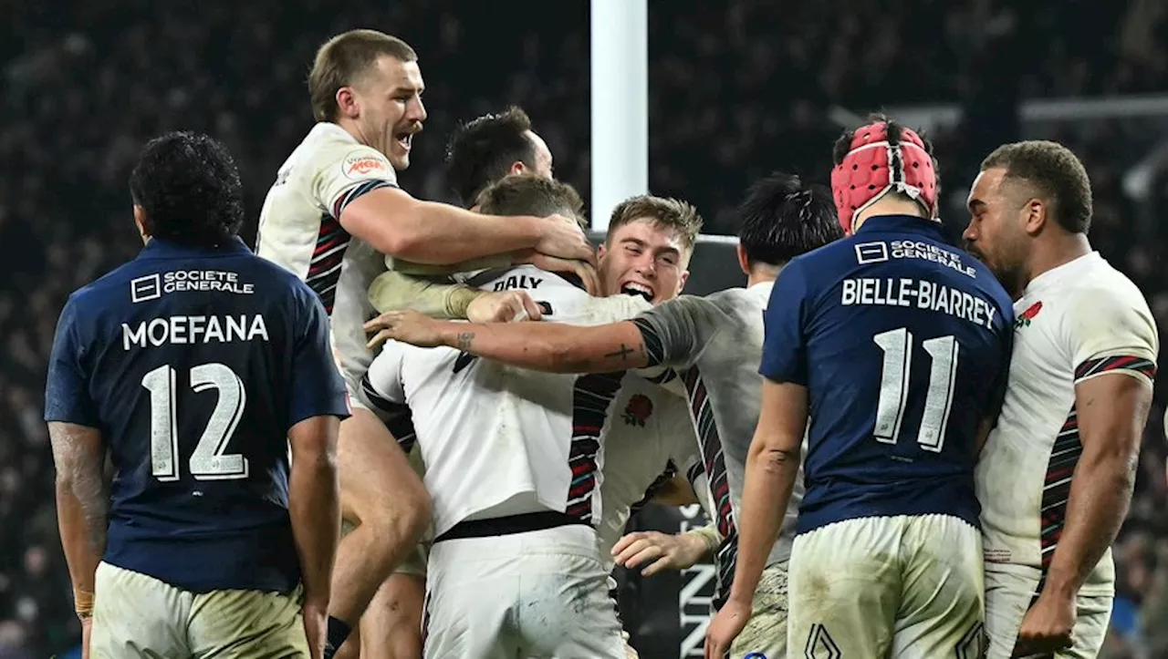 Angleterre triomphe de la France à la dernière minute