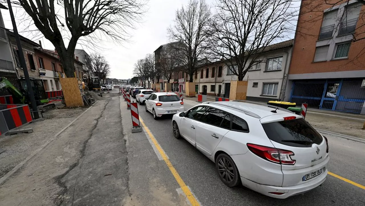 Travaux du REV 1 Sud: Circulation perturbée et commerçants en difficulté à Jules Julien