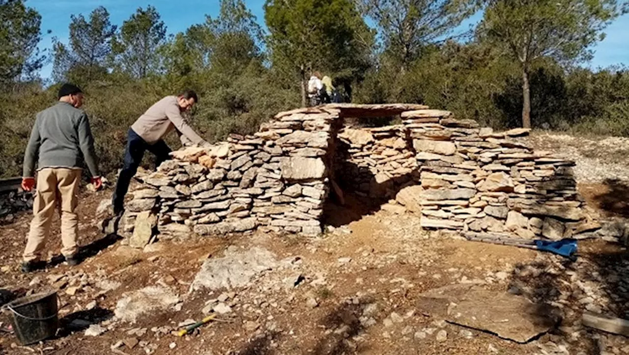 Un boulet napoléonien découvert dans une capitelle à Ferrals-les-Corbières