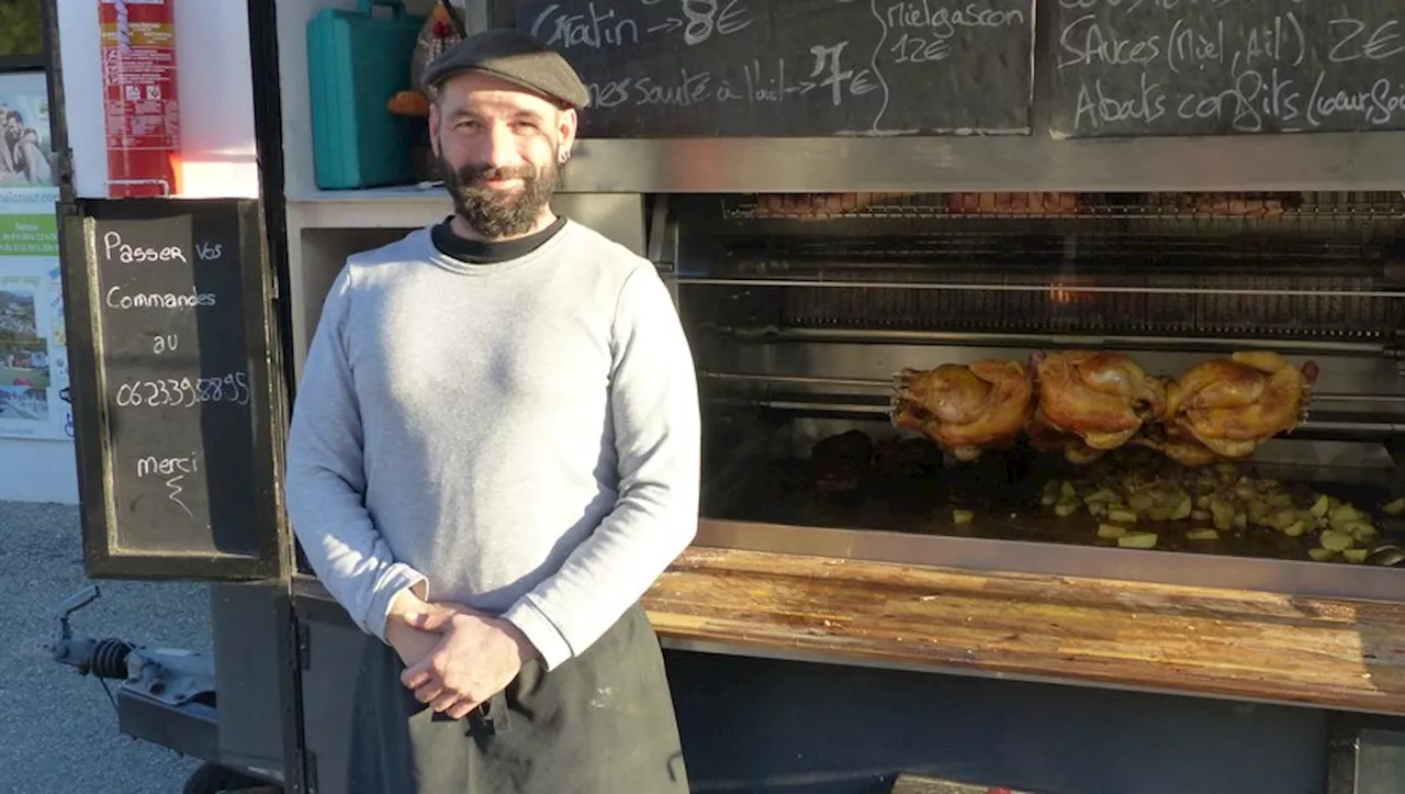 PORTRAIT. En attendant de créer son propre élevage de poulets, Kevin sillonne le pays de Lourdes avec sa rôtis