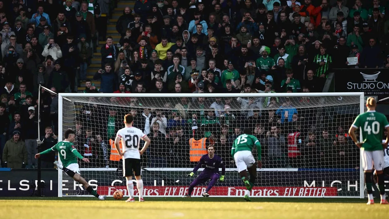 Plymouth Argyle Surpreende Liverpool e É Elimina da Copa da Inglaterra