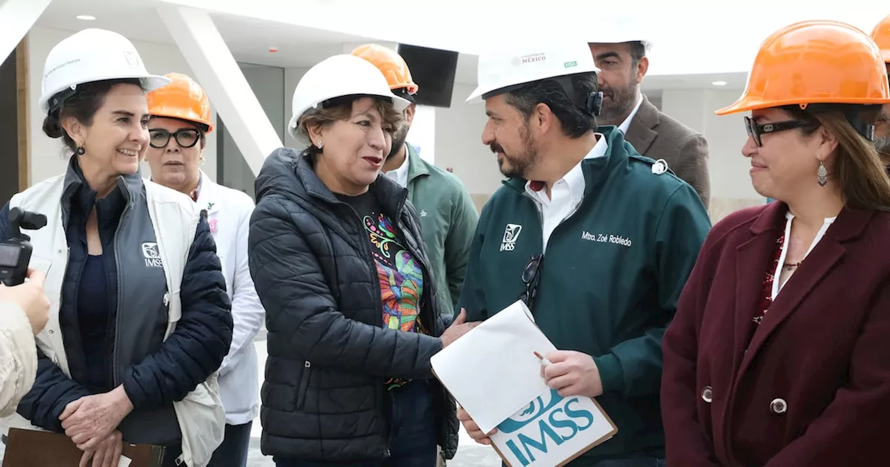 Delfina Gómez y Zoé Robledo supervisan Unidad de Medicina Familiar No. 93 ‘XIV de Septiembre’ del IMSS en Ecatepec