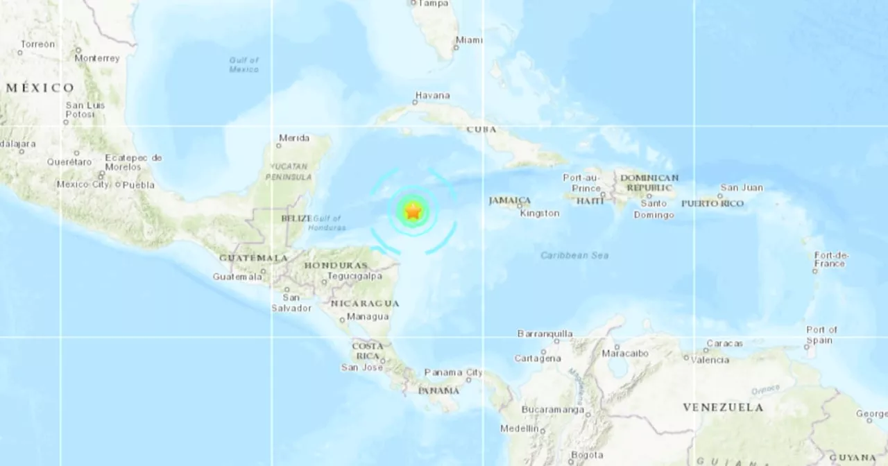 Se registra terremoto magnitud 7.6 en el mar Caribe; activan alerta de tsunami