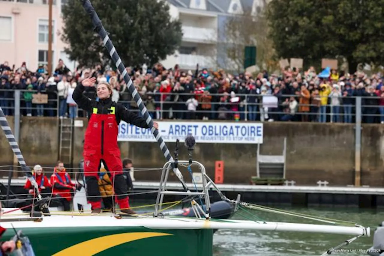 Accueil Exceptionnel pour Violette Dorange à Son Retour du Vendée Globe