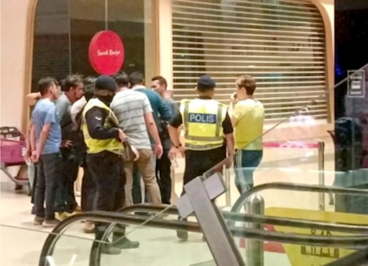 Shooting at Setia Alam mall leaves cleaner injured, suspect on the run (VIDEO)