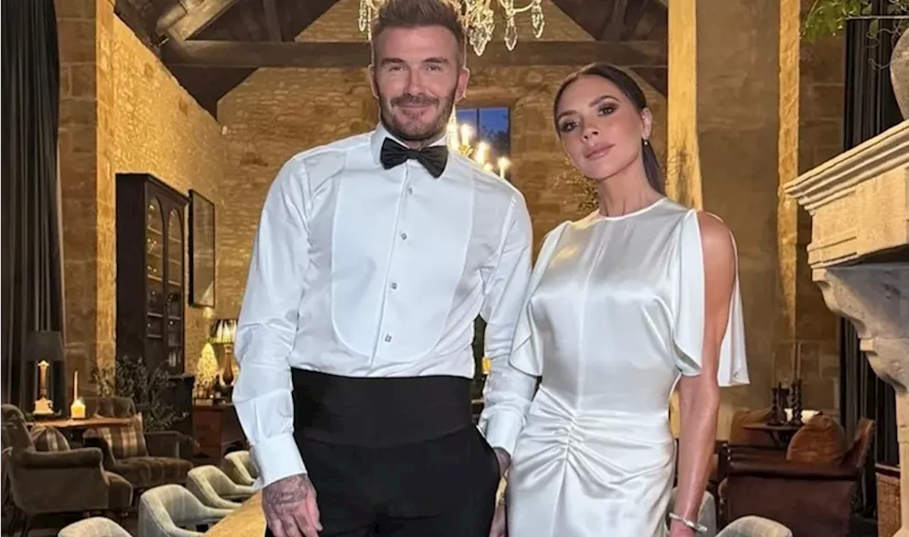 David Beckham dan Victoria Beckham Hadiri Makan Malam U.K.-Italy bersama Raja Charles dengan Gaya Elegan