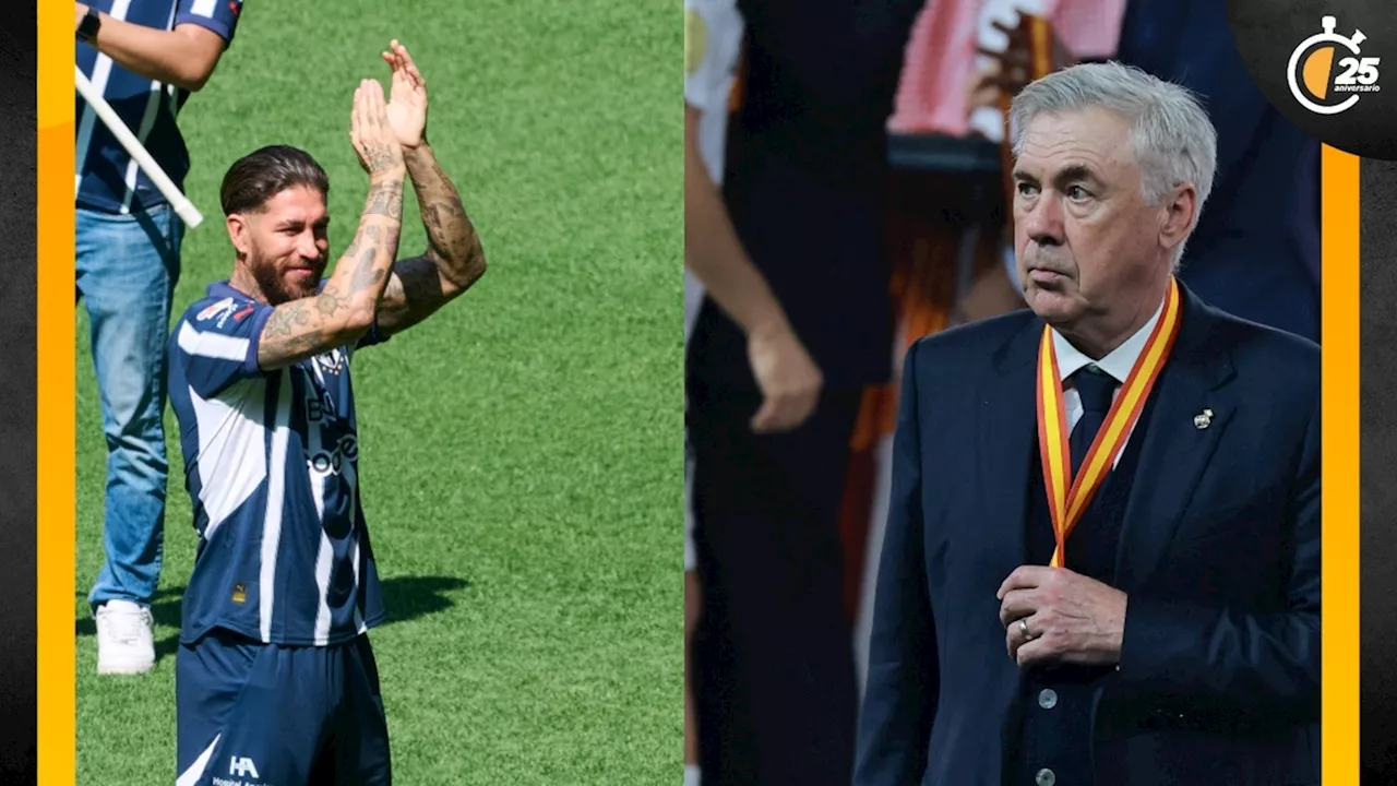 Carlo Ancelotti habla sobre la llegada de Ramos a Monterrey: ‘El pueblo mexicano lo va a disfrutar’