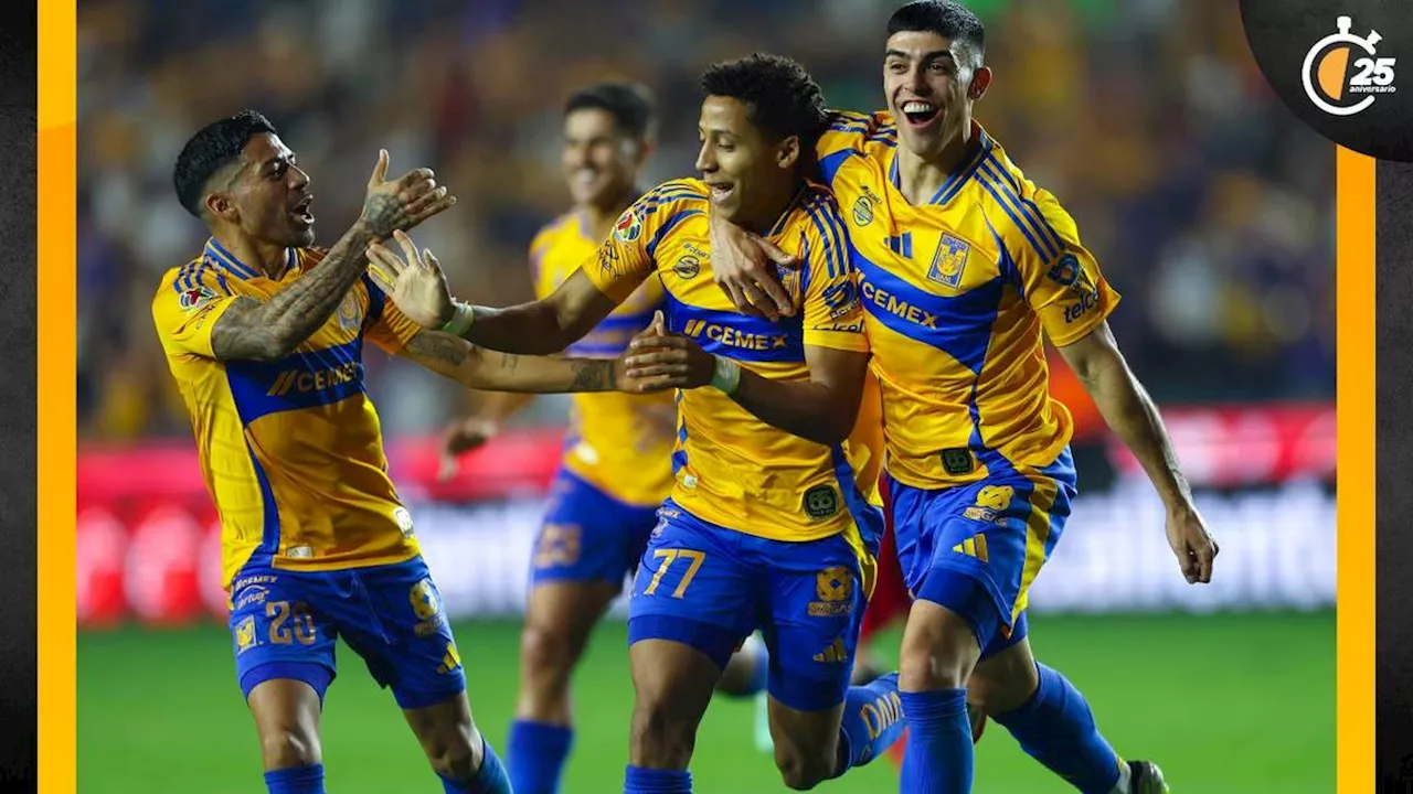 Ozziel Herrera rescata a Tigres y vencen al Atlas