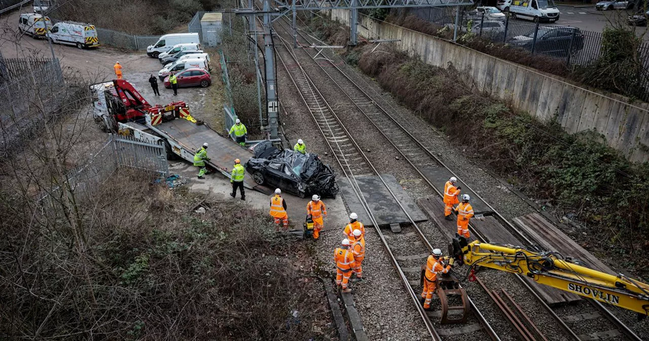 Police issue update on railway bridge crash which caused train chaos