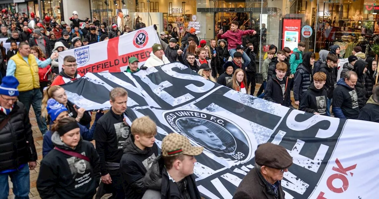 Sheffield community marches in memory of 15-year-old stabbed to death at school