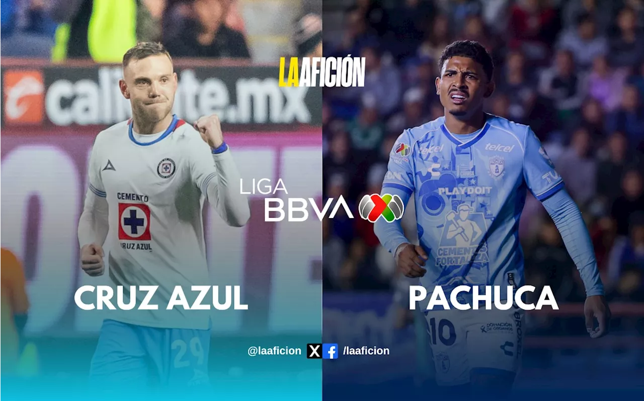 A qué hora juega Cruz Azul vs. Pachuca HOY | Partido de la jornada 6 del Clausura 2025 de la Liga Mx