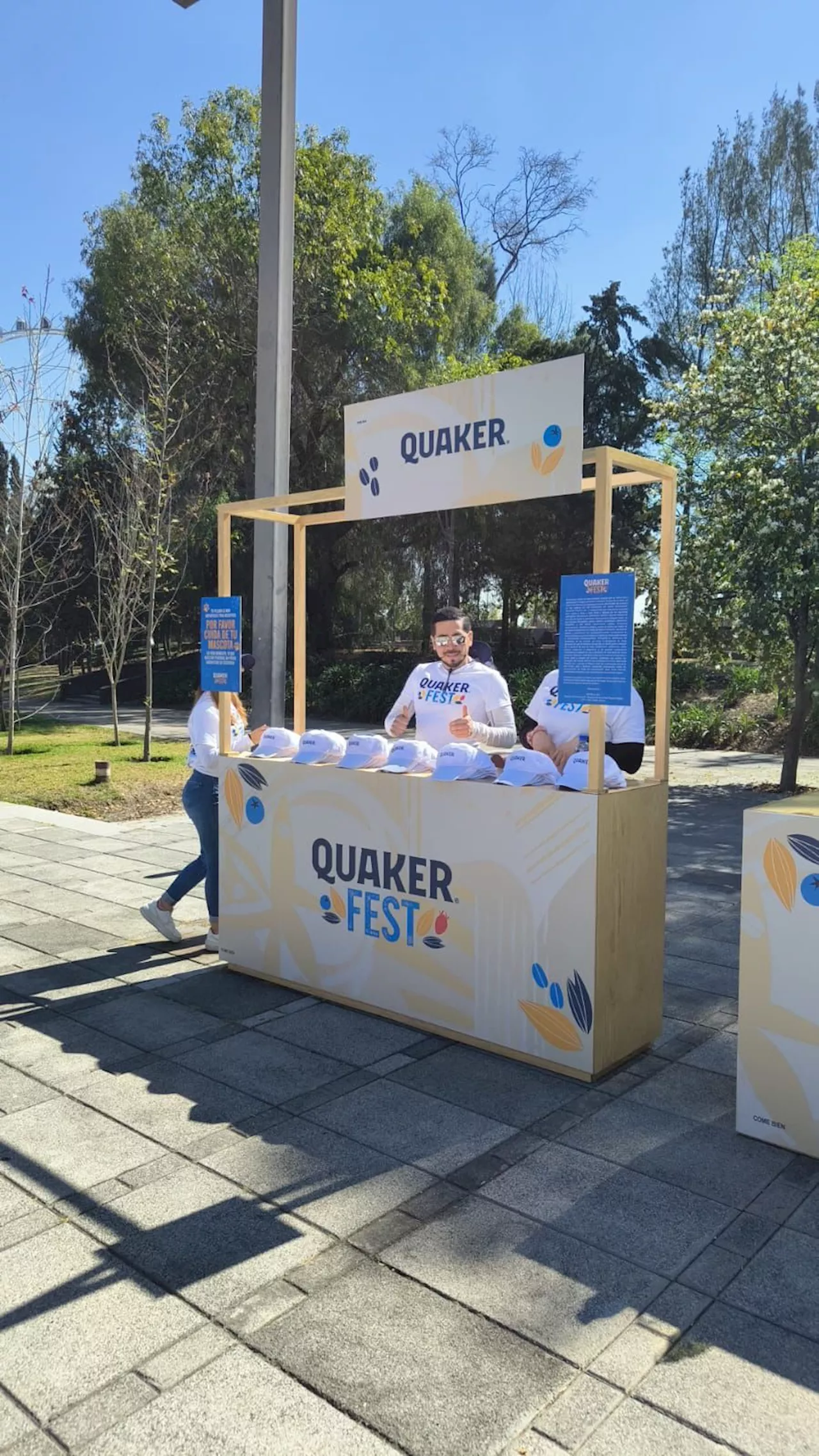 Este domingo sigue el Quaker Fest para compartir los beneficios de la avena