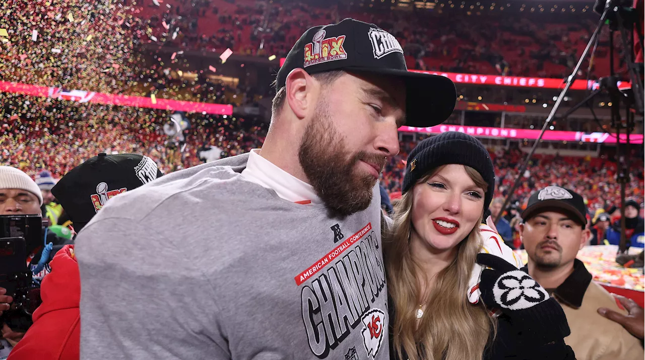 Taylor Swift and Travis Kelce Enjoy Double Date Dinner Ahead of Super Bowl LVII