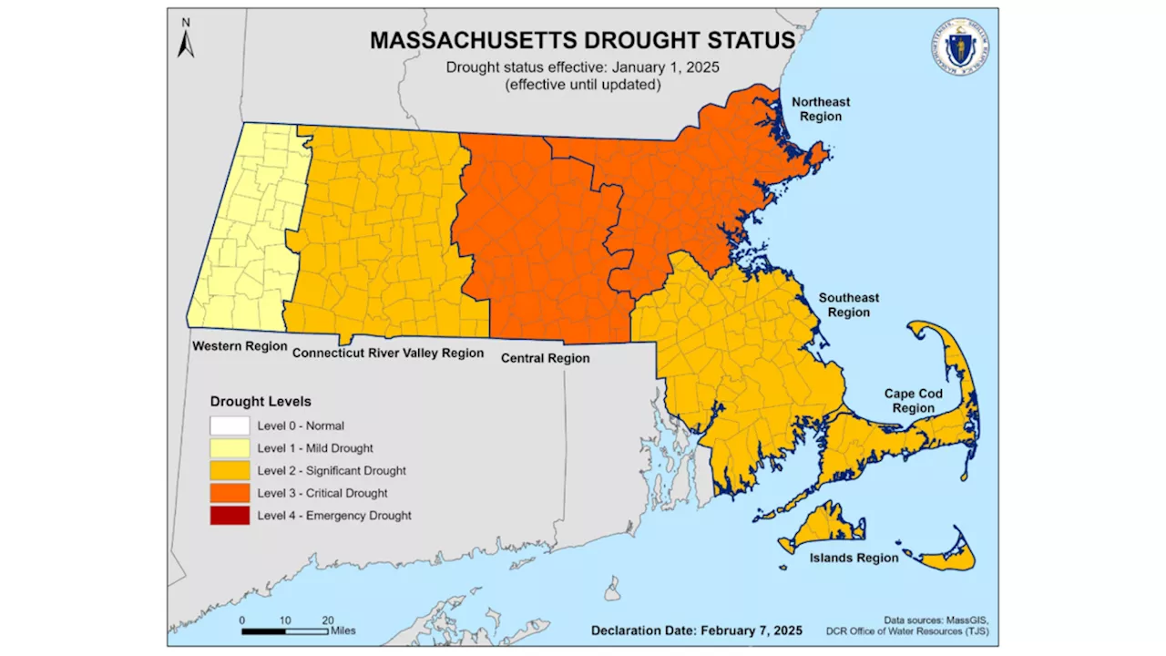 Massachusetts Declares Critical Drought as Winter Storm Fails to Ease Water Concerns