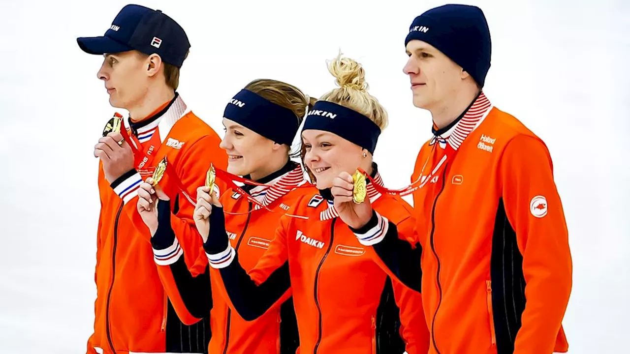 Nederland wint vijfde World Tour-wedstrijd shorttrack