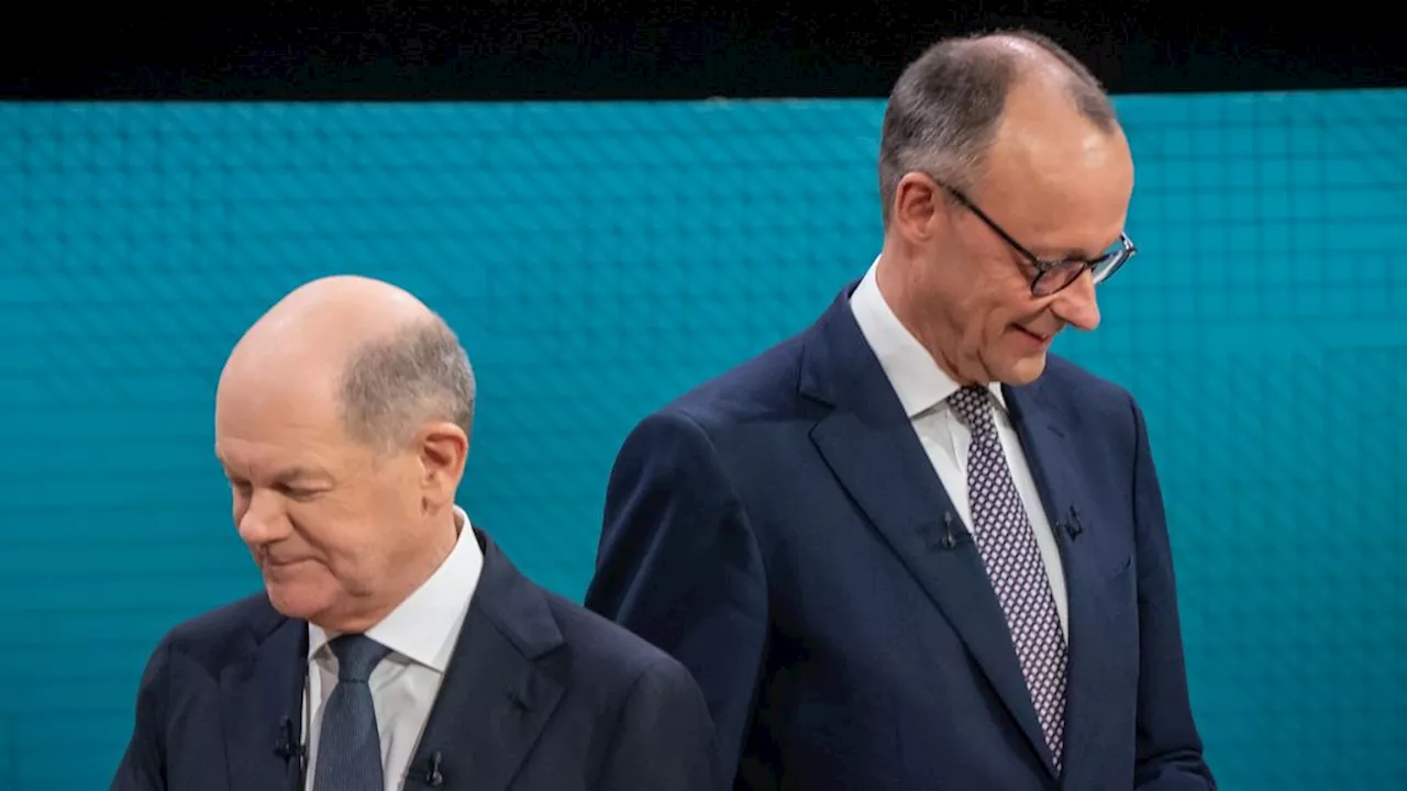 Scholz en Merz zetten elkaar in tv-debat neer als wereldvreemd