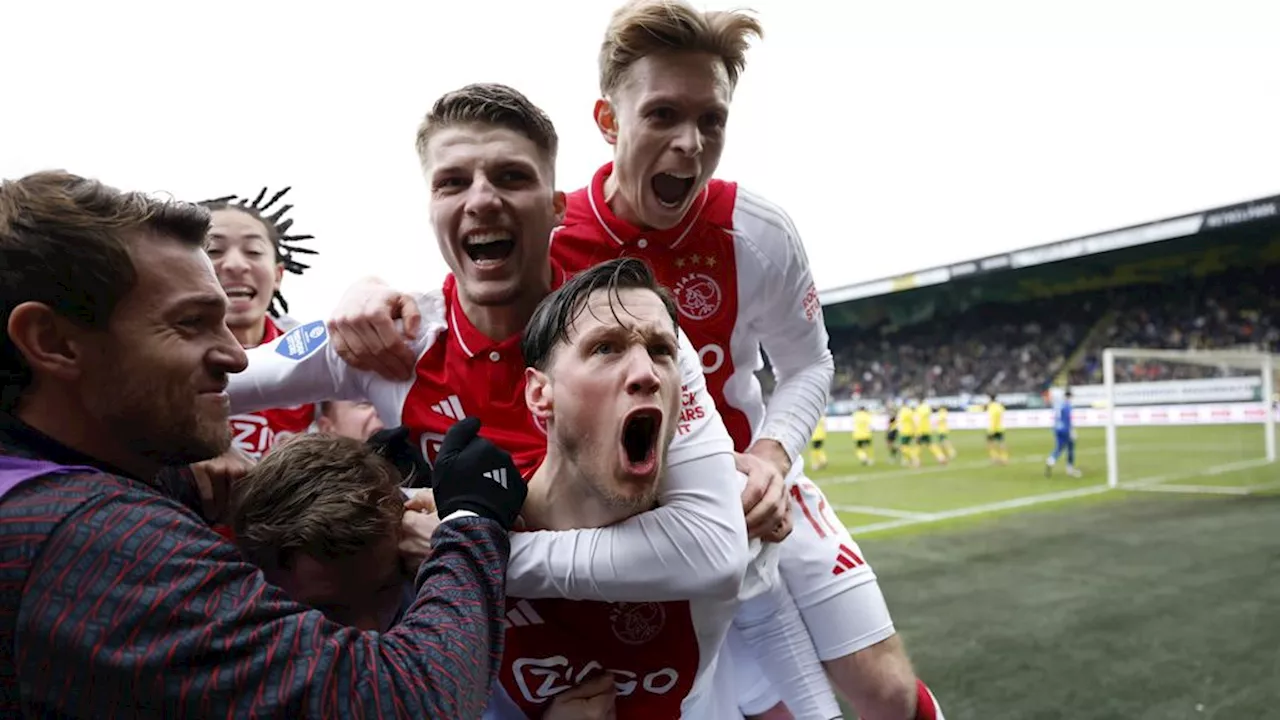 Ajax na 827 dagen weer koploper van eredivisie dankzij zuinige zege op Fortuna