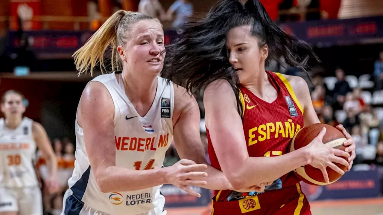 Nederlandse basketbalsters kunnen slechts een helft met Spanje mee