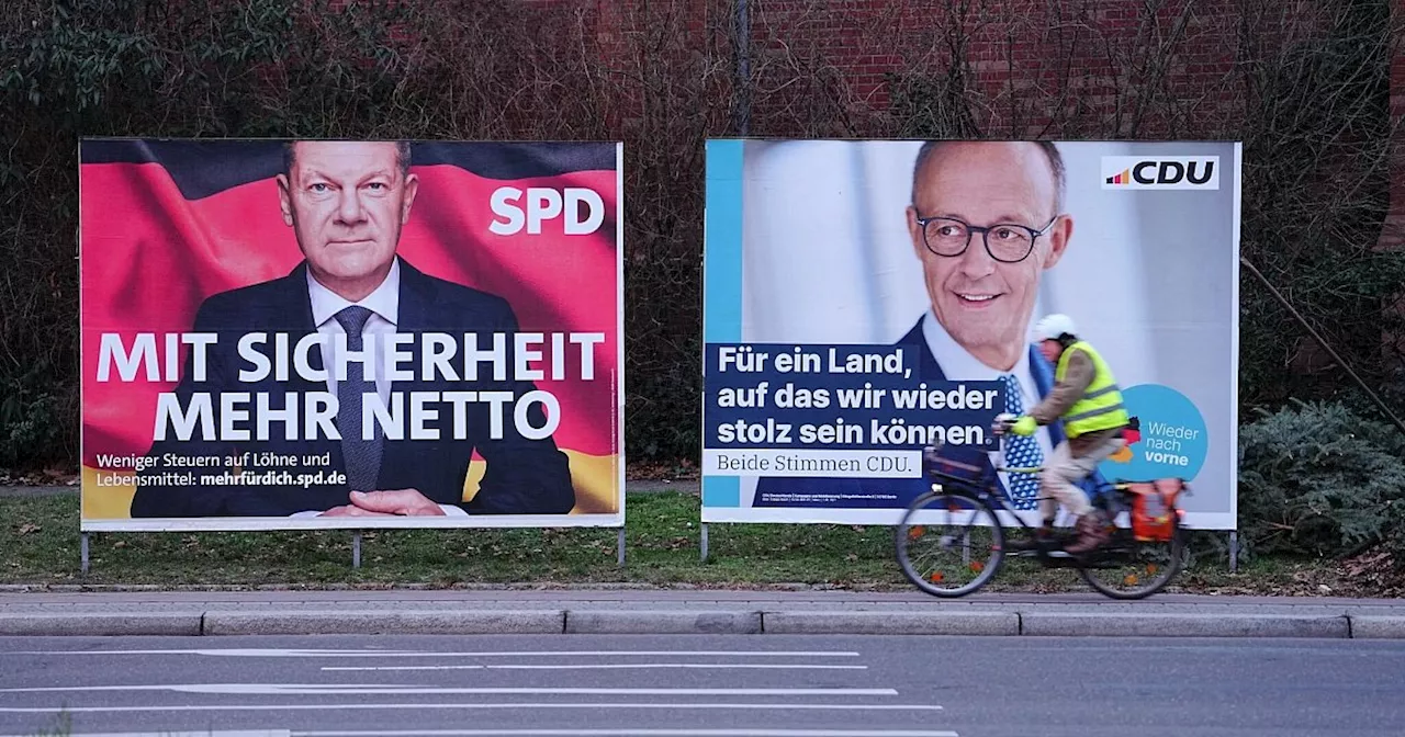 Nach Eklat im Bundestag: Heute erstes TV-Duell zwischen Scholz und Merz