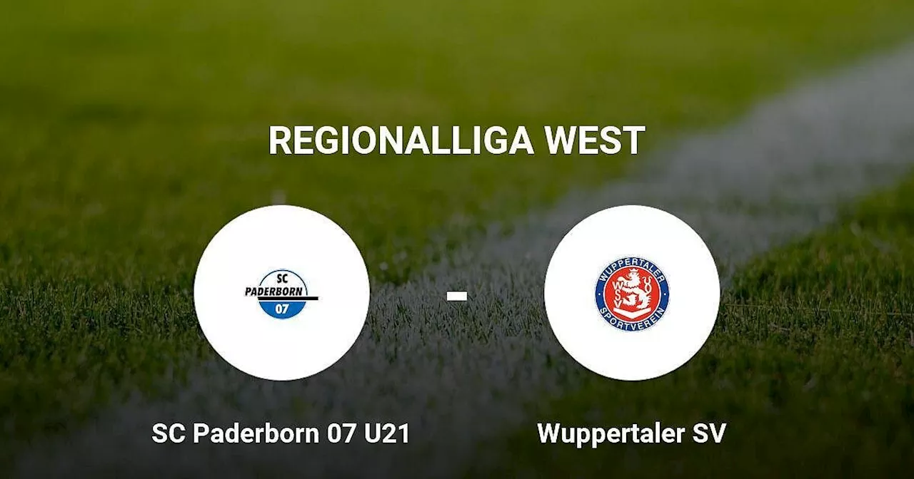 SC Paderborn 07 U21 bietet Wuppertaler SV Paroli