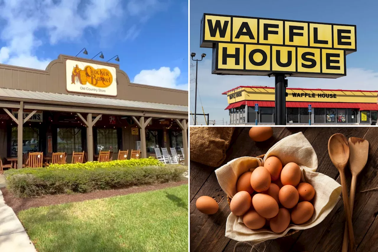 Cracker Barrel cracks jokes over Waffle House's egg surcharge : 'There’s nothing hospitable about that'