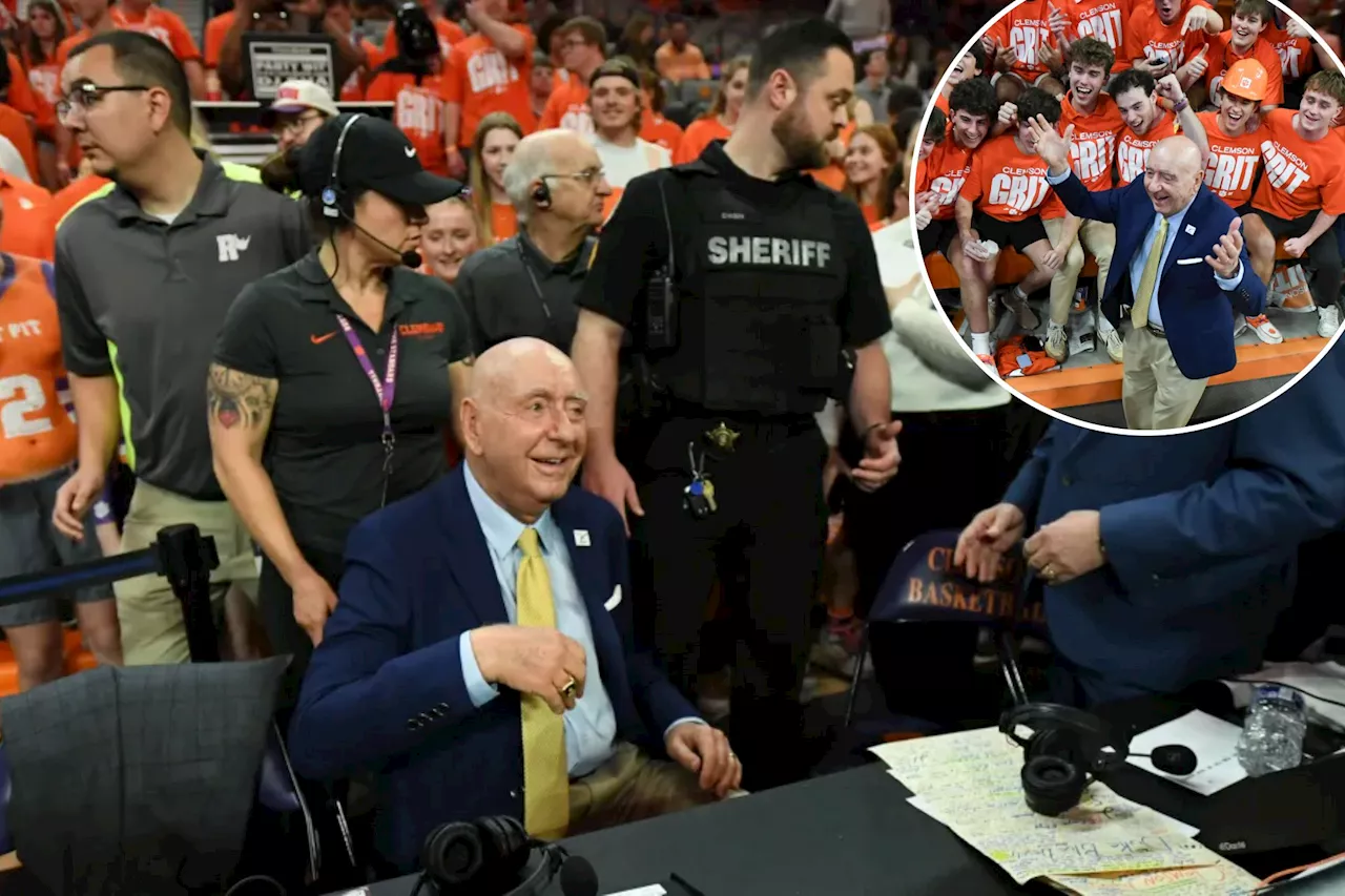 Dick Vitale Returns to Broadcasting: Clemson Fans Welcome Legend Back with Standing Ovation