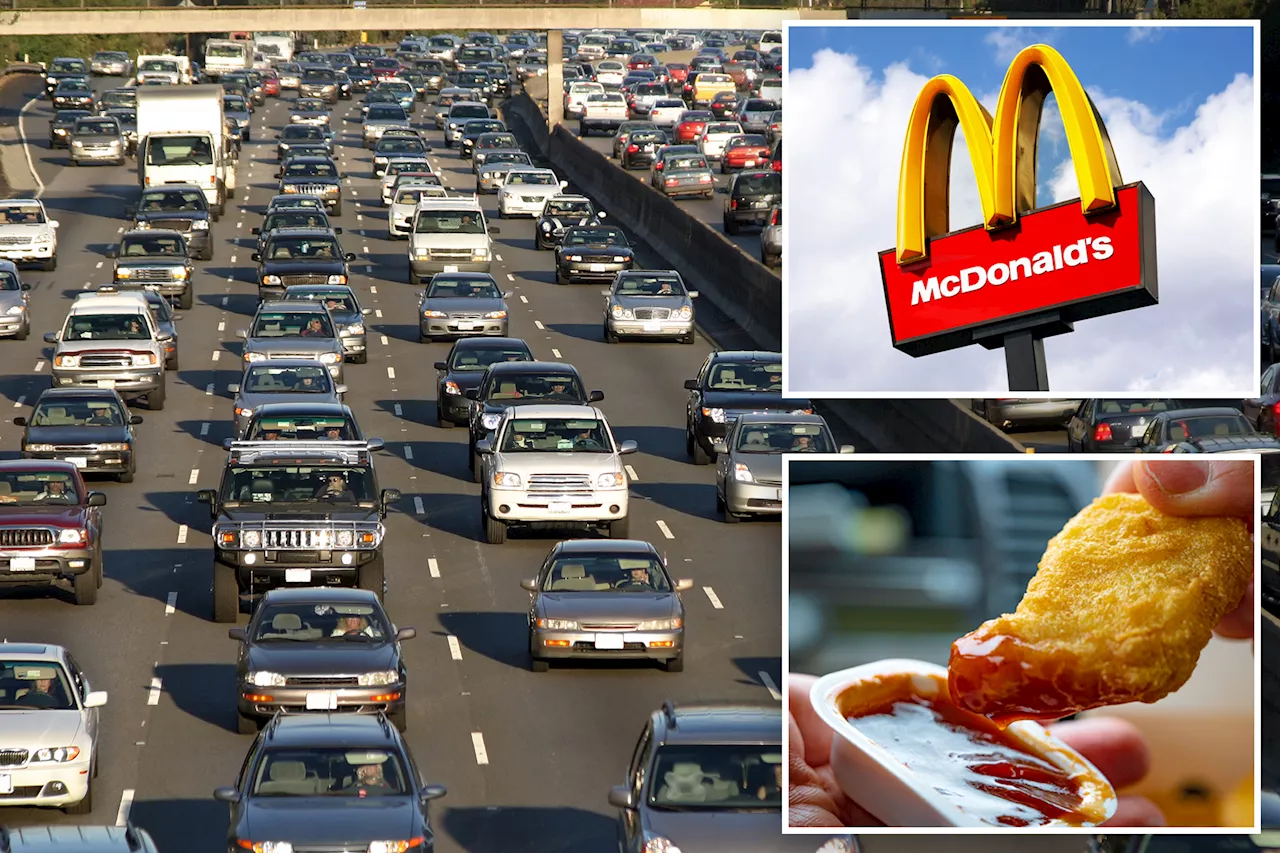 Gridlocked arteries: Commuters eat more fast food when there's traffic, study shows