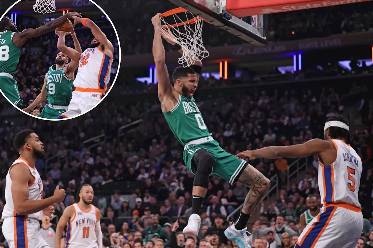 Knicks completely outclassed by Celtics again in another ugly beatdown