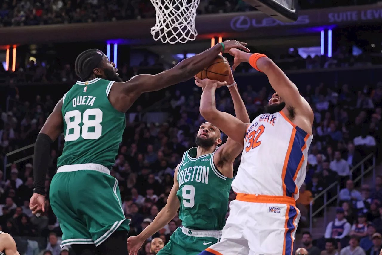 Knicks' Karl-Anthony Towns shut down by Celtics' swarming defense