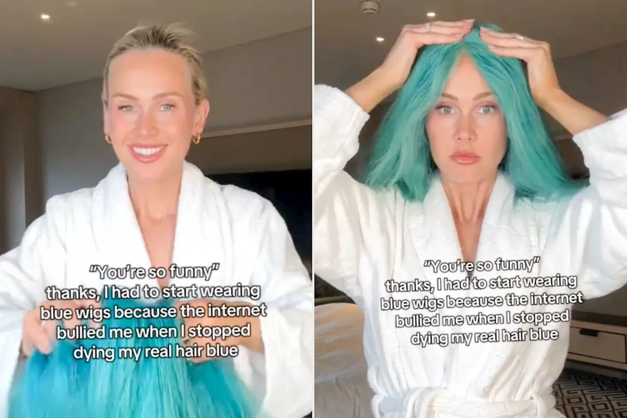 TikToker Says She Has to Wear a Blue Wig Because the Internet ‘Bullied’ Her When She Stopped Dying Her Actual Hair Blue