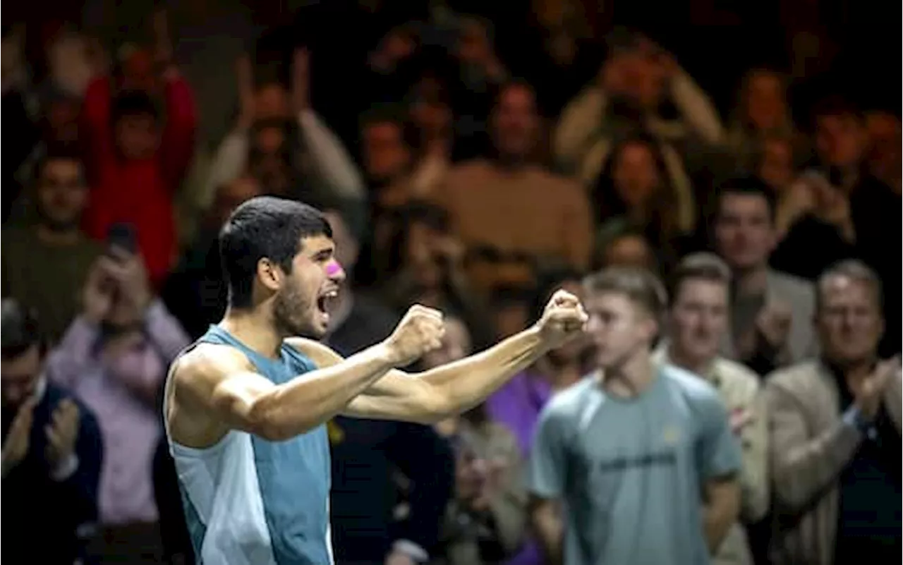 Carlos Alcaraz vince l'ATP 500 di Rotterdam