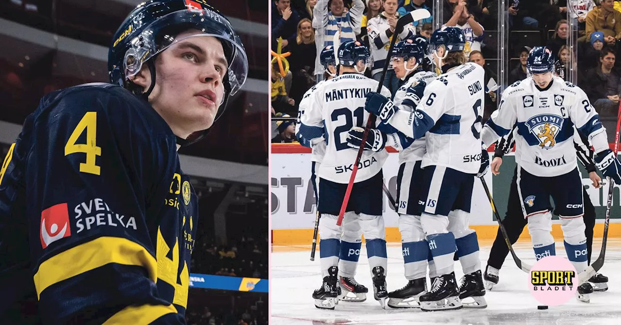 Sverige förlorar mot Finland i Euro Hockey Tour